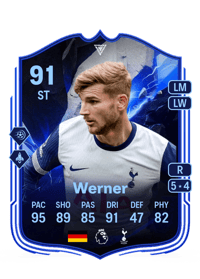 Timo Werner FC Pro Leagues Live Upgraded 91 OVR