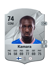 Glen Kamara Rare 74 OVR