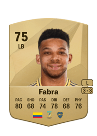 Frank Fabra Common 75 OVR