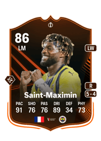 Allan Saint-Maximin UEL Road to the Knockouts 86 OVR