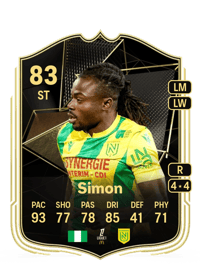Moses Simon Team of the Week 83 OVR