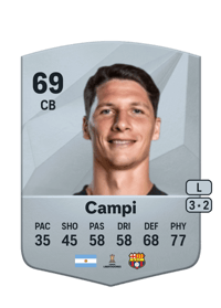 Gastón Campi Common 69 OVR