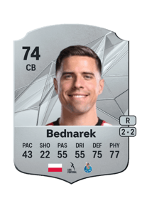 Jan Bednarek Rare 74 OVR