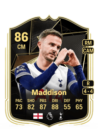 James Maddison Team of the Week 86 OVR