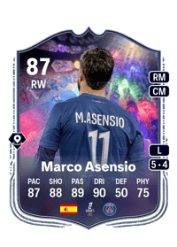 Marco Asensio NumeroFUT 87 OVR