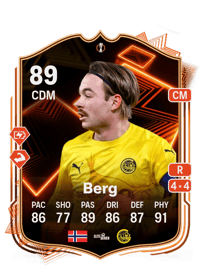 Patrick Berg UEL Dreamchasers 89 OVR