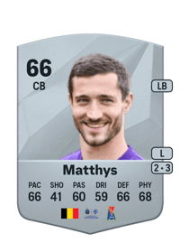 Hervé Matthys Common 66 OVR