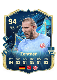 Robin Zentner TEAM OF THE SEASON 94 OVR