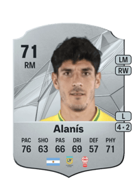 Gabriel Alanís Rare 71 OVR