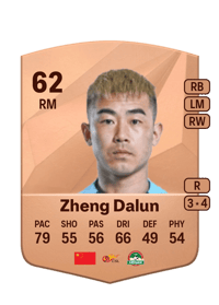 Zheng Dalun Common 62 OVR
