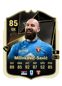 Vanja Milinković-Savić Team of the Week 85 OVR