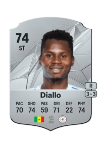Habib Diallo Rare 74 OVR
