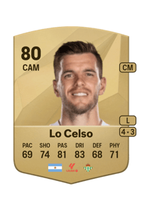 Giovani Lo Celso Common 80 OVR