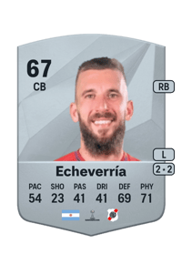 Santiago Echeverría Common 67 OVR
