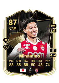 Takumi Minamino Team of the Week 87 OVR