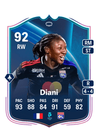Kadidiatou Diani UWCL Road to the Knockouts 92 OVR