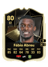 Fábio Abreu Team of the Week 80 OVR