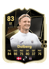 Kasper Dolberg Team of the Week 83 OVR