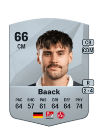 Tom Baack Common 66 OVR