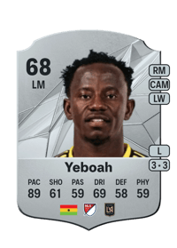 Yaw Yeboah Rare 68 OVR