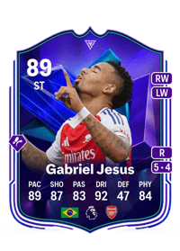 Gabriel Jesus FC Pro Live 89 OVR