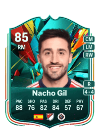 Nacho Gil Total Rush 85 OVR