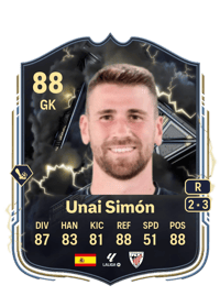 Unai Simón Thunderstruck 88 OVR