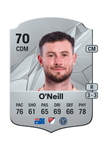 Aiden O'Neill Rare 70 OVR