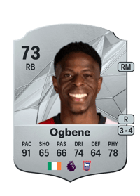 Chiedozie Ogbene Rare 73 OVR