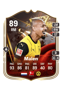 Donyell Malen Centurions 89 OVR