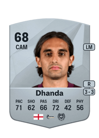 Yan Dhanda Common 68 OVR