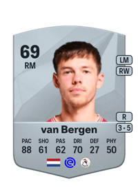 Mitchell van Bergen Common 69 OVR