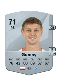 Robert Gumny Common 71 OVR