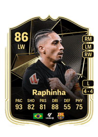 Raphinha Team of the Week 86 OVR