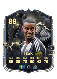 Alexander Isak Thunderstruck 89 OVR
