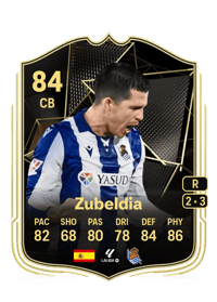 Zubeldia Team of the Week 84 OVR