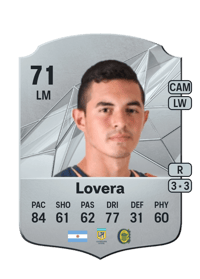 Maximiliano Lovera Rare 71 OVR