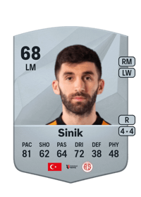 Doğukan Sinik Common 68 OVR