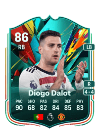 Diogo Dalot Total Rush 86 OVR