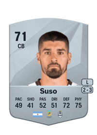 Gastón Suso Common 71 OVR