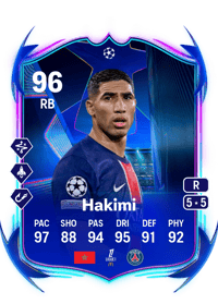 Achraf Hakimi UCL Road to the Final 96 OVR