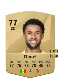 Yehvann Diouf Common 77 OVR