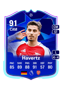Kai Havertz UCL Road to the Knockouts 91 OVR