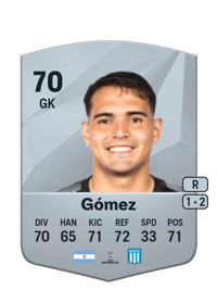 Gastón Gómez Common 70 OVR