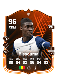 Yves Bissouma UEFA Europa League RTTF 96 OVR