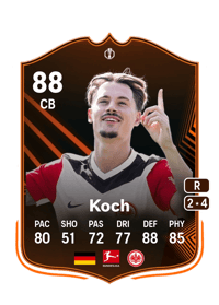 Robin Koch UEL Road to the Knockouts 88 OVR