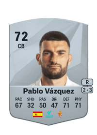 Pablo Vázquez Common 72 OVR