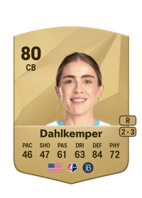 Abby Dahlkemper Common 80 OVR
