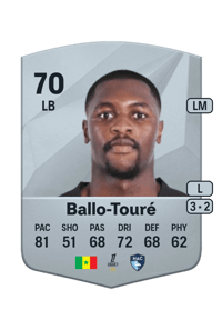 Fodé Ballo-Touré Common 70 OVR