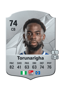 Jordan Torunarigha Rare 74 OVR
